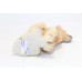 Dog Animal Natural White Indian Jade Stone Hand Carved Painted Home Decor B229